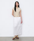 MUSINSA STANDARD WOMAN MUSINSA STANDARD WOMAN Skirt Long Banding [White]