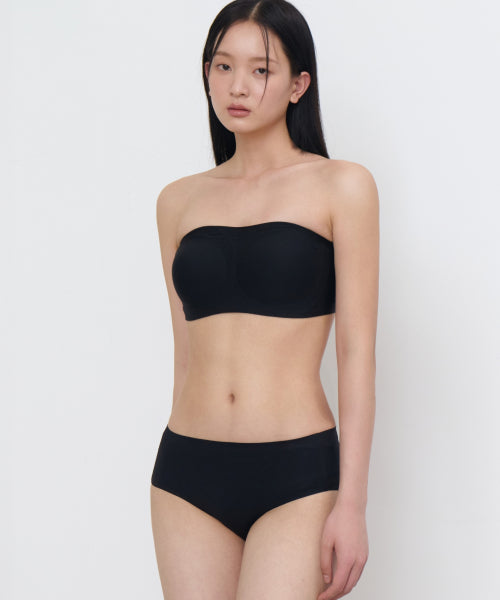 MUSINSA STANDARD WOMAN MUSINSA STANDARD WOMAN Women's Seamless Off Shoulder Bra [Black] Size S
