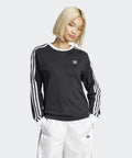 ADIDAS ADIDAS T-Shirt Regular Long Sleeve - Black