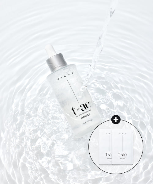 VICLE Teaque Ampoule 75ml (+ 2 mask packs included) (inner moisture/soothing care)