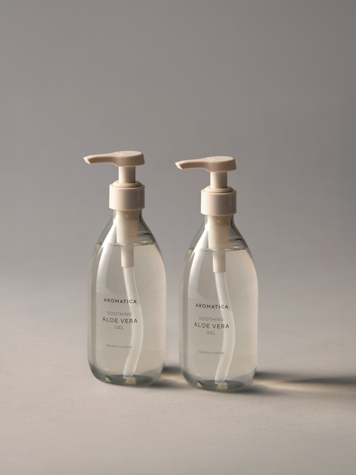 AROMATICA Soothing Aloe Vera Gel 500ML +500ML
