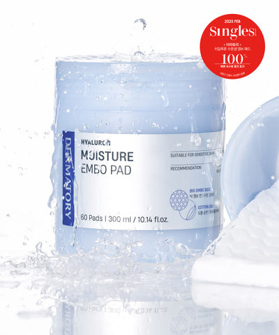 Hyaluronic moisture gland emboss pad