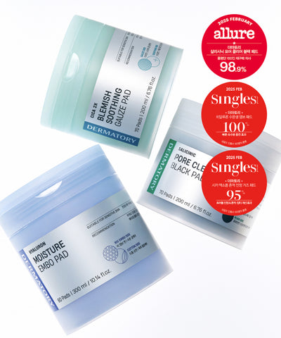 [SET] Choose 2 Dermatory Pads (Calming Pad/Black Pad/Moisturizing Pad) [Giveaway] Repair Cream 10ml