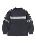 THISISNEVERTHAT THISISNEVERTHAT Striped Knit L/S Top Navy