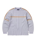 THISISNEVERTHAT THISISNEVERTHAT Striped Knit L/S Top Lavender