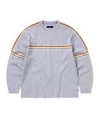 THISISNEVERTHAT THISISNEVERTHAT Striped Knit L/S Top Lavender