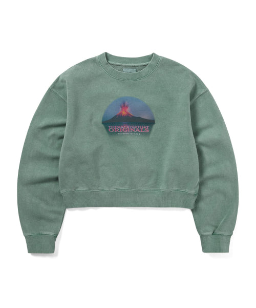 THISISNEVERTHAT THISISNEVERTHAT Sweatshirt Volcano W Crewneck Emerald