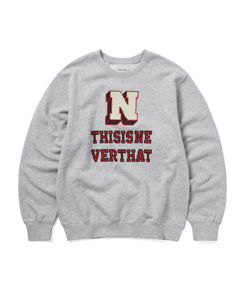 THISISNEVERTHAT THISISNEVERTHAT Sweatshirt Cross Stitched Crewneck