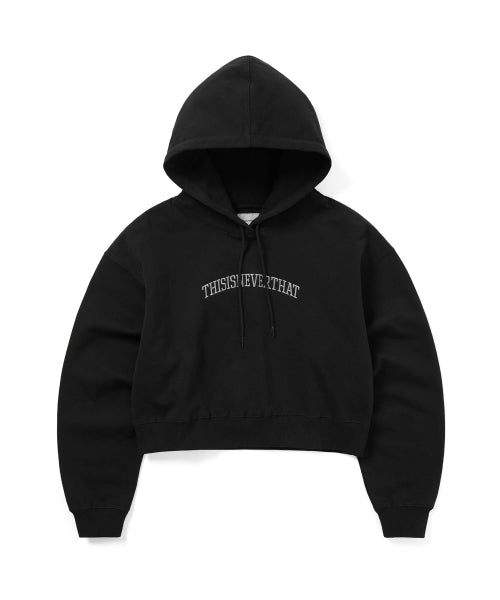 THISISNEVERTHAT THISISNEVERTHAT Arch-Logo W Hoodie Black