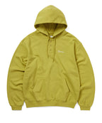THISISNEVERTHAT THISISNEVERTHAT Quarter Button Hoodie Lime Green