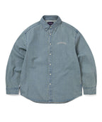THISISNEVERTHAT THISISNEVERTHAT Washed Denim Shirt Washed Blue