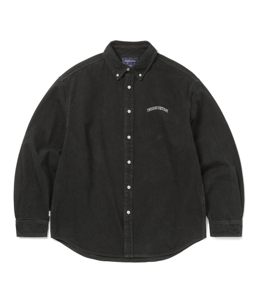THISISNEVERTHAT THISISNEVERTHAT Washed Denim Shirt Black