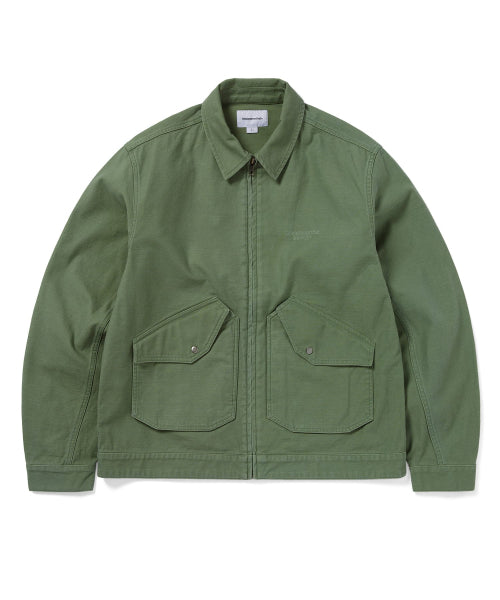 THISISNEVERTHAT THISISNEVERTHAT Washed Work Jacket Green