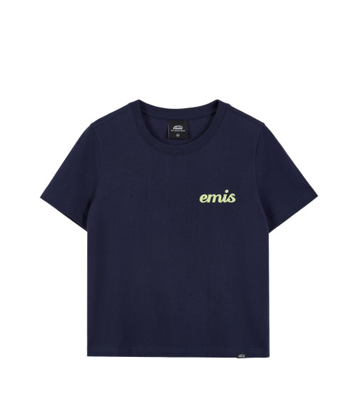 EMIS EMIS T-Shirt Applique Navy
