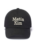 MATIN KIM MATIN VOLUME LOGO BALL CAP Black