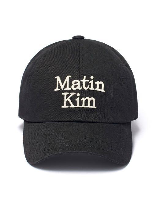 MATIN KIM MATIN VOLUME LOGO BALL CAP Black