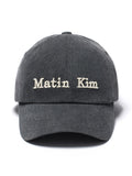 MATIN KIM MATIN KIM Classic Logo Ball Cap in Grey