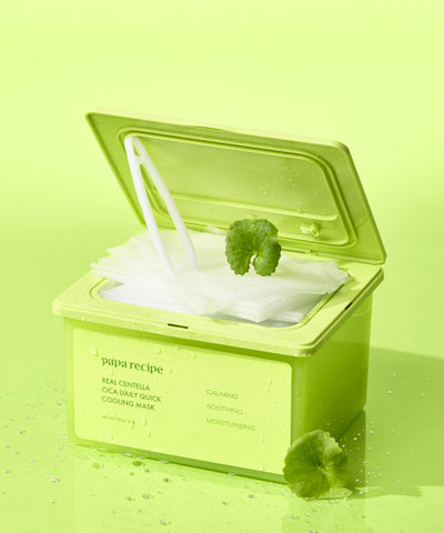PAPARECIPE Real Centella Cica Daily Quick Cooling Mask Pack 30 sheets