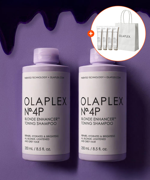 OLAPLEX NO.4P Blonde Enhancer Toning Shampoo 250ML 2pcs