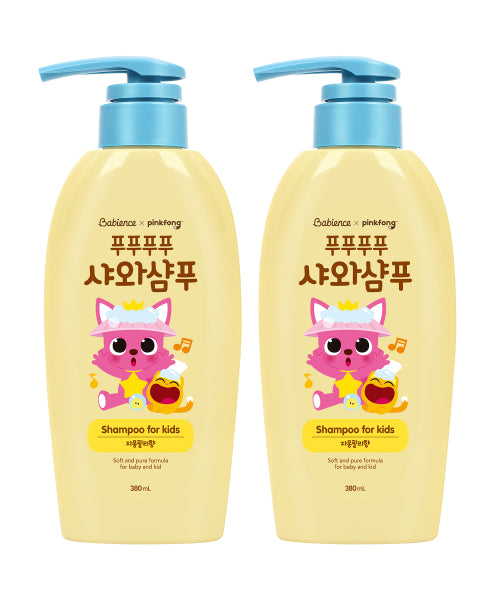 BABIENCE Pinkfong Shawarma Shampoo 380ml x 2