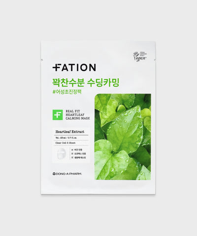 FATION Real Fit Houttuynia Cordata Calming Mask 1 Piece