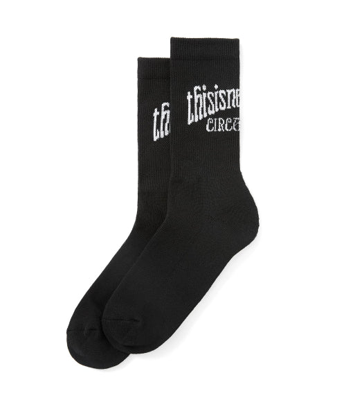 THISISNEVERTHAT THISISNEVERTHAT RS-Logo Socks Black