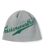 THISISNEVERTHAT THISISNEVERTHAT Script-Logo No Cuff Beanie Grey