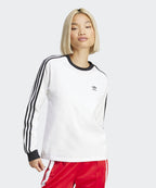 ADIDAS ADIDAS T-Shirt Regular Long Sleeve - White