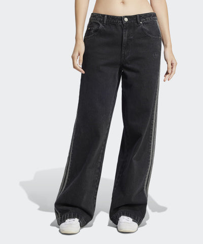 ADIDAS Denim Track Pants - Black