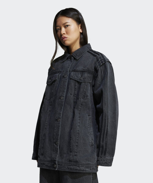ADIDAS ADIDAS Adilenium 3 Denim Shirt Jacket - Black
