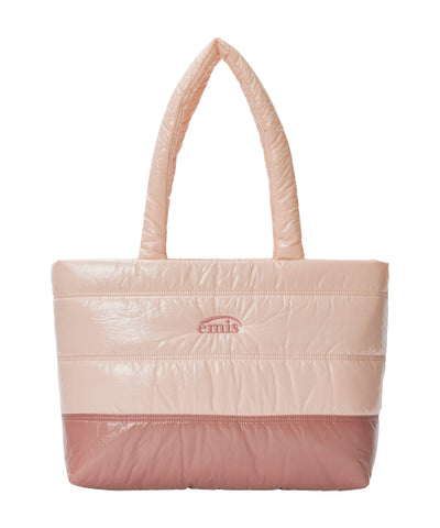 EMIS Glossy Padded Tote Bag - Pink
