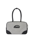 EMIS EMIS Canvas Leather Tote Bag - Black