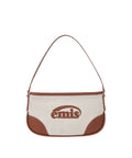 EMIS EMIS Canvas Leather Mini Bag - Brown