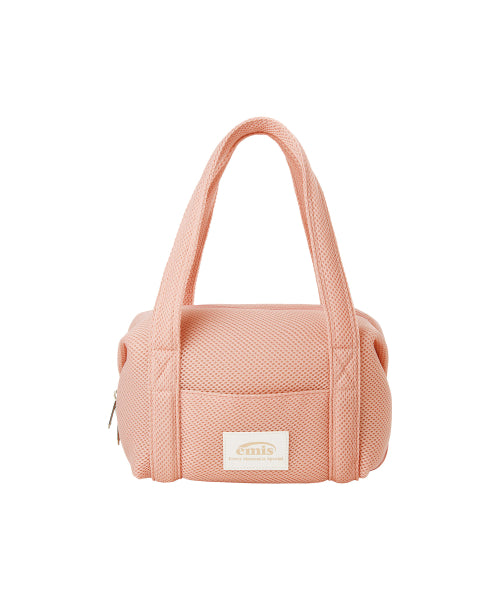 EMIS MESH MINI DUFFLE BAG-PEACH