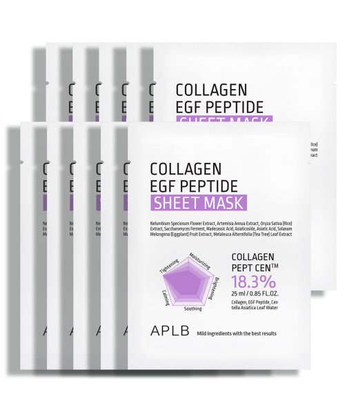 APLB APLB Collagen EGF Peptide Sheet Mask 10 packs