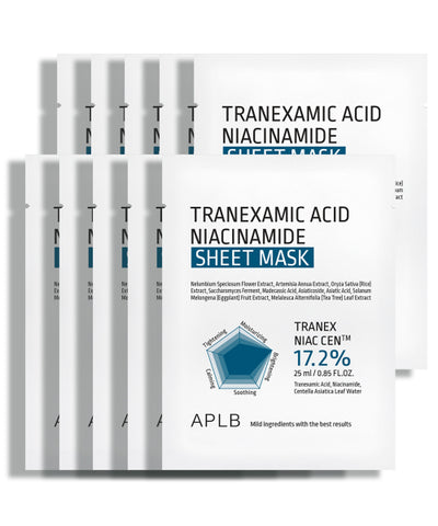 APLB Tranexamic Acid Niacinamide Sheet Mask 10 Packs