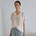 SIENNE [2nd] Loue Chiffon Blouse (Peach)