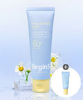 beginsbyjsm Blue Chamomile Hyaluronic Acid Moisturizing Sun Cream (includes a 5ml sample of the mois