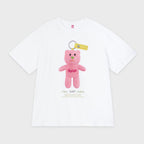 SINOON NOONI Bear Keyring T-Shirt (Sorbet Pink)