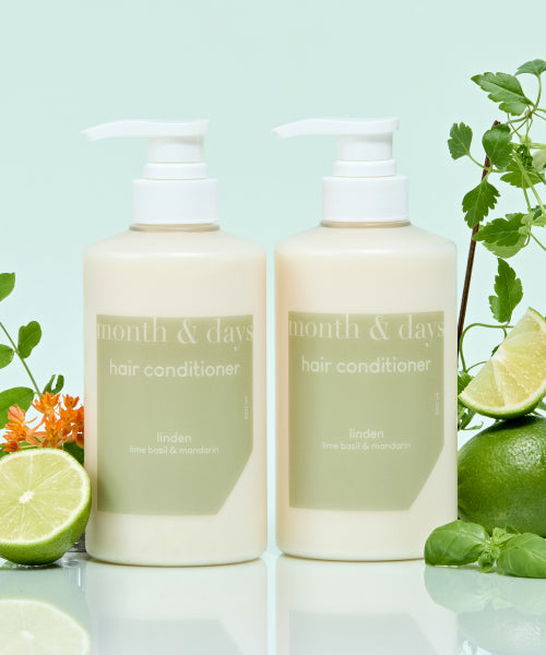 MONTHNDAYS Perfume Care Conditioner Linden Lime & Basil 500ml x 2