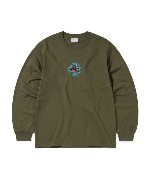 THISISNEVERTHAT THISISNEVERTHAT Monogram L/S Tee Olive