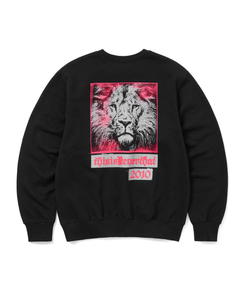 THISISNEVERTHAT THISISNEVERTHAT Lion 2010 Crewneck Black