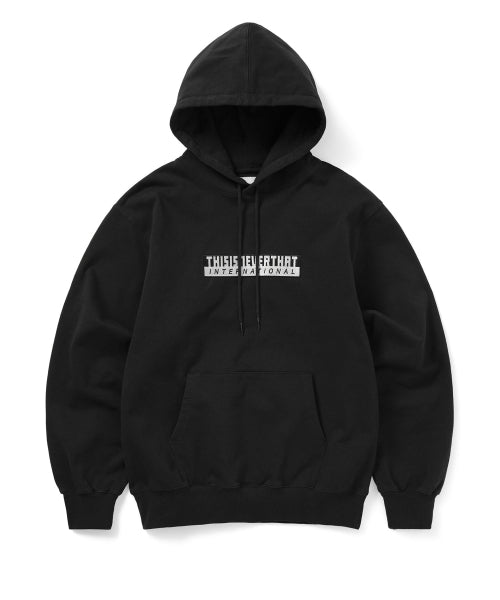 THISISNEVERTHAT THISISNEVERTHAT TNT International Hoodie Black