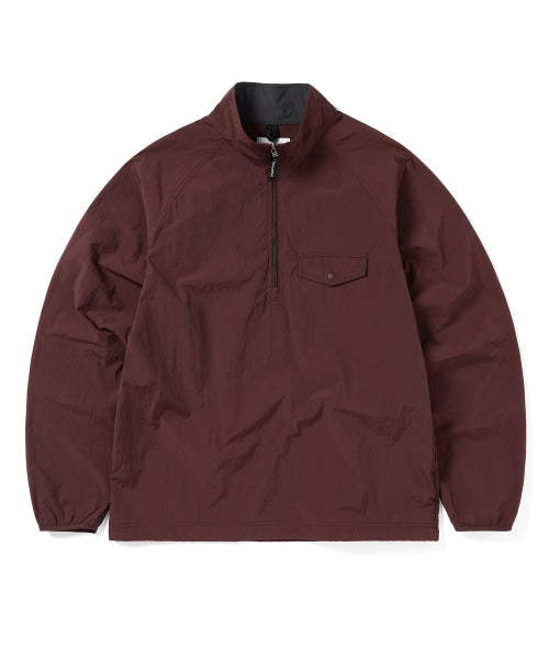 THISISNEVERTHAT THISISNEVERTHAT Half Zip Sports Pullover Burgundy