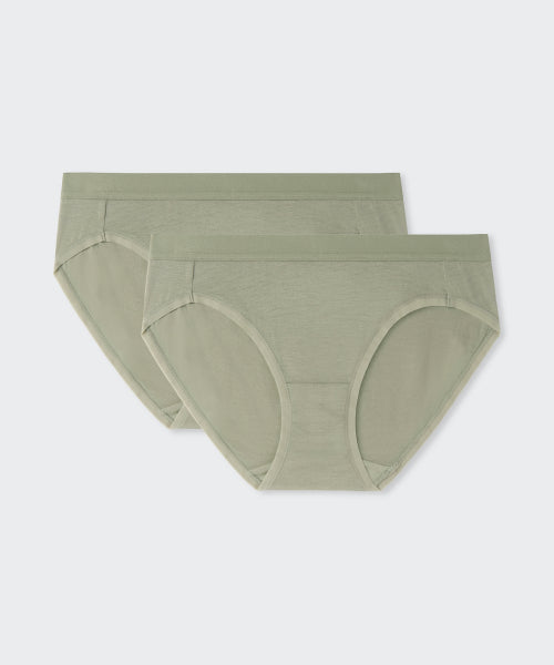 MUSINSA STANDARD WOMAN MUSINSA STANDARD WOMAN Women's Modal Panties 2 Pack Sage