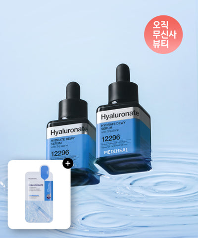 [2pack] Hyaluronic Acid Moisture Density Serum 40ml+40ml (1 additional Hyaluronic Acid Watermide Essential Mask included)