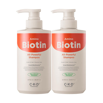 Aminobiotin All Powerful Shampoo 750ml x 2