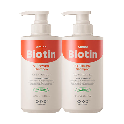 CKD GUARANTEED Aminobiotin All Powerful Shampoo 750ml x 2