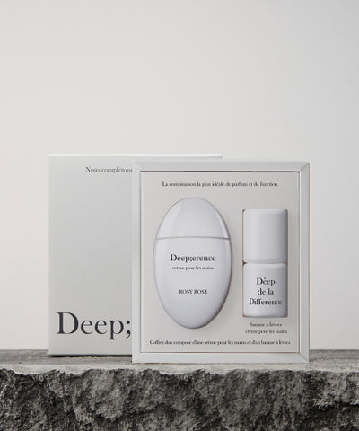 DEEPERENCE Perfume Hand Cream & Lip Balm Duo Set