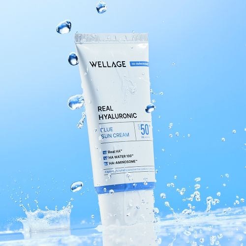 Wellage Real Hyaluronic Blue Sun Cream 50ml SPF50+/PA++++